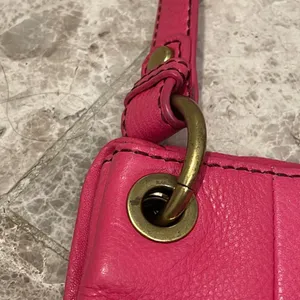 Fossil Long Live Vintage Leather Shoulder Bag SHB5054 Pink Pebbled Leather thumbnail 14