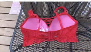 Victoria's Secret Red Bra M thumbnail 2
