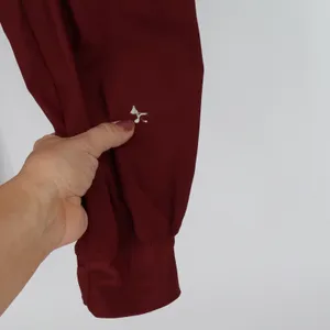 Old Navy Joggers Womens M SleekTech Go-Dry Burgundy Tapered Athletic Good thumbnail 5