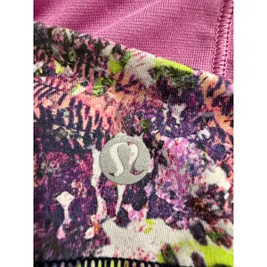 Lululemon Free To Be Bra Wild Floral Abstract Strappy Back Sports Bra Size 6‎ thumbnail 4