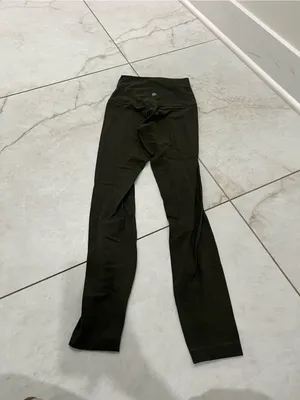 Lululemon Align High-Rise Pant 25" Dark Olive Leggings Size 0 thumbnail 3