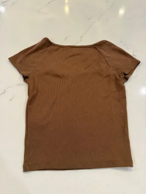 Madewell Ribbed Square Neck Top thumbnail 2