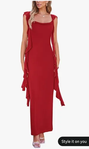 Red Amazon Dress thumbnail 1