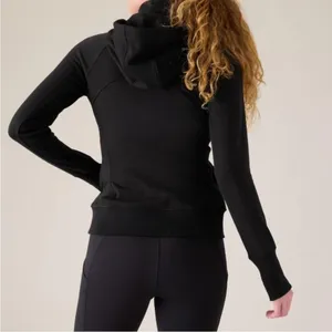 Athleta‎ Triumph full zip Hoodie Small Black thumbnail 5