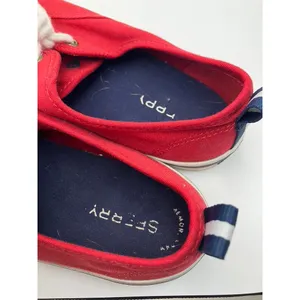 Sperry Crest Vibe Sneakers Womens 8 Red Canvas Low‎ Top STS84827 thumbnail 8