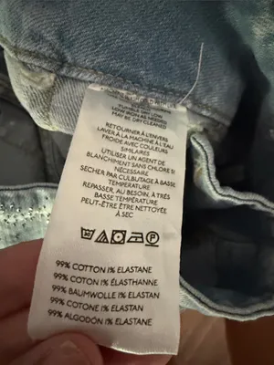 Anthropologie Maeve Collette Full Length Sparkle Jeans- size 26 thumbnail 11