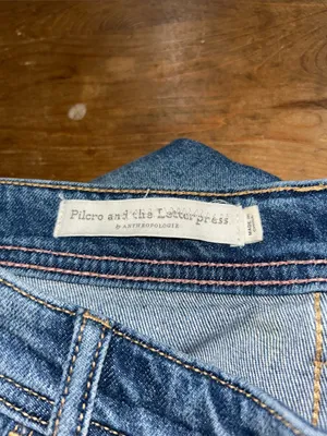 Pilcro and the Letterpress Anthropologie Slim Boyfriend Side Stripe Jeans Womans thumbnail 9