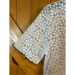 Zara Trafaluc White Floral Lace Shirt Size Small nwt (4962) thumbnail 2