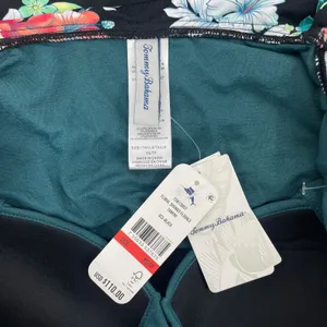 Tommy Bahama Floral Springs Flounce Tankini Top Swim Size XS thumbnail 10