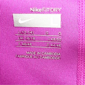 NIKE Fit Dry Fuchsia Pleated Skirt Large Athletic Tennis Golf Pickleball Preppy thumbnail 3