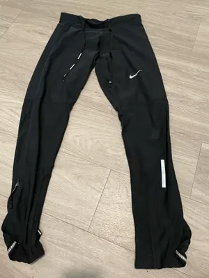 Nike Black Women's Athletic Leggings with Reflective Swoosh thumbnail 1