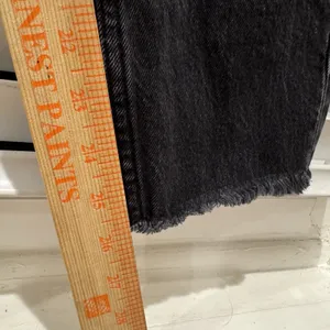Abercrombie & Fitch The Mom High‎ rise Jean Black Grunge Streetwear Size 26 2R thumbnail 4
