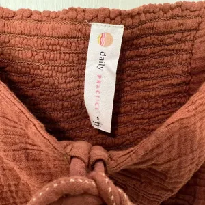 NWT ANTHROPOLOGIE The Jerry Cinched Top‎ Brown thumbnail 4
