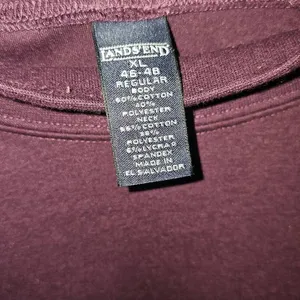 Lands' End Plum Purple Longsleeve cowlneck Shirt. Size XL thumbnail 5