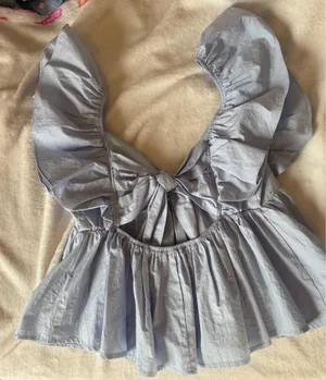 Frock Candy Knot blue top thumbnail 2