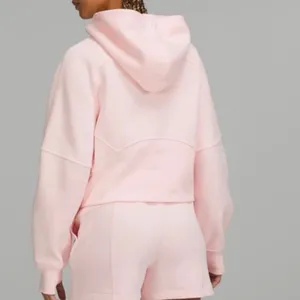 💖✨Lululemon Original Strawberry Milkshake Scuba Oversized Cropped Hoodie thumbnail 2