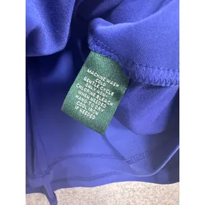 Lauren‎ Ralph Lauren Womens Dress Size 10 Blue Stretch Sheath Ruched Bodycon thumbnail 4