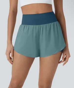 Halara Shorts High-Waisted 2 tone xs thumbnail 1