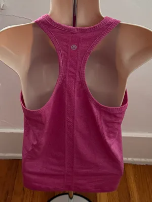 Lululemon Swiftly Tech Raceback Pink Performance Tank Top, size 4 athletic gym thumbnail 6
