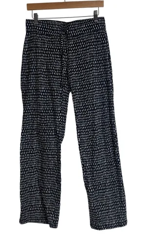 Kmart Women's Printed Drawstring Pajama Pants Black White Size M thumbnail 1