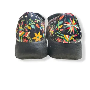 Dansko Winona Clogs Navy Multicolor Patent Folk Art Boho Womens EU 39 US 8.5-9 thumbnail 9