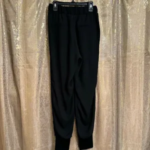 Aritzia Babaton Black Dress Work Pants Tailored Pull On Joggers XXS thumbnail 2