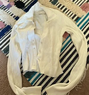 Meshki small cream button down thumbnail 1