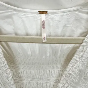 Free People String Of Hearts Maxi Dress Dress Linen Blend Ivory White Small thumbnail 10