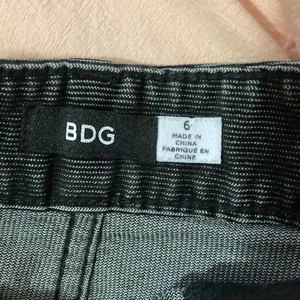Urban Outfitters BDG Corduroy Button Front Skirt Black thumbnail 3
