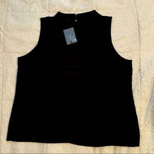 Alfani Textured Keyhole-Back Sleeveless Top thumbnail 1