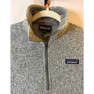 Patagonia Women's Better Sweater® 1/4-Zip Fleece in Color Birch White sz. S thumbnail 6