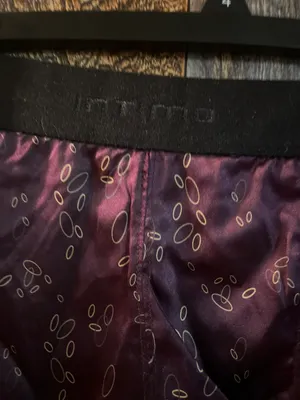 NWT Purple Intimo Women's Sleep Shorts. Silk and spandex (rm23A) thumbnail 4