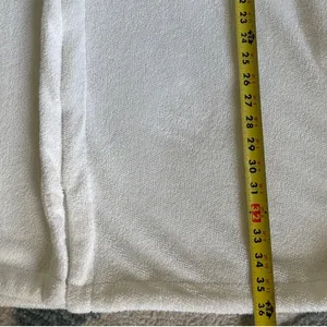 Aria White Terrycloth Robe Muumuu Floral Embroidered XL Grandmacore Cottagecore thumbnail 10