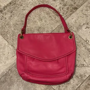 Fossil Long Live Vintage Leather Shoulder Bag SHB5054 Pink Pebbled Leather thumbnail 2