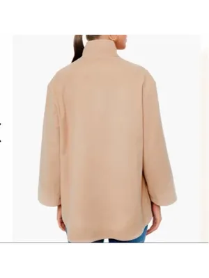 Tuckernuck Marant Camel Shirt Jacket Gold Snap XS Heavy Thick Minimalist Classic thumbnail 5