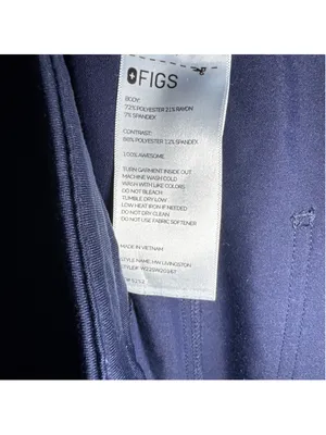 FIGS Scrub Pants XXL Blue inseam 33” thumbnail 4