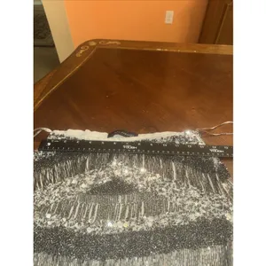 Zara Sequin Womens Mini Skirt Size Sz XS thumbnail 5