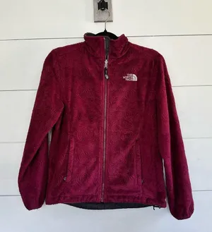 The North Face Women’s Maroon Small Osito Patterned Jacket thumbnail 1