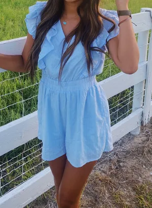 Vestique Blue Romper thumbnail 1