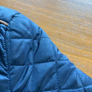 Rafaella Weekend Equestrian‎ Style Navy Diamond Quilted Jacket Petite Medium PM thumbnail 8