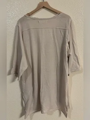 FREE PEOPLE We The Free Morgan Henley Top in Prosecco (cream biege) thumbnail 3