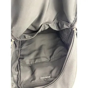 Freshly Picked Classic Diaper Bag Backpack Black Vegan Leather Padded Straps thumbnail 5