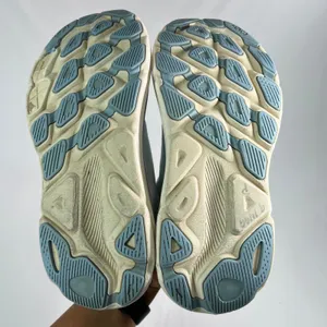 HOKA ONE ONE Clifton 9 Wide Running Shoes Women 9D Sunlit Ocean Lilac Mist thumbnail 8