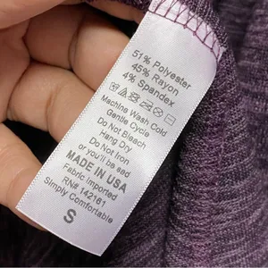 Lularoe Women's Medium‎ Purple Open Cardigan Duster Pocket Loose Fit thumbnail 7