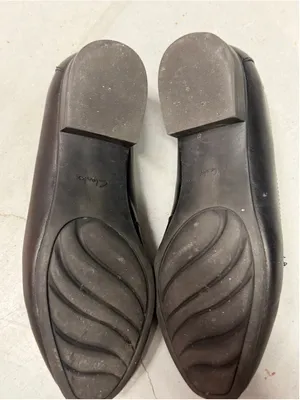 Clarks Black Leather Loafers Size 7 thumbnail 5