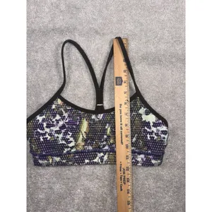lululemon Flow Y Bra 4 black multi print thumbnail 6