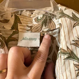 Julia Amory Striped Floral Maxi Shirt Dress thumbnail 2
