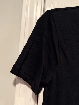 NWOT J. Crew Size XXS Black Vintage Cotton Short Sleeve Crew Neck Tee Shirt thumbnail 3