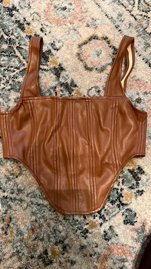 Motel Leather Top thumbnail 1