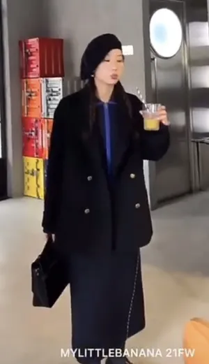Wool coat Black Size M thumbnail 1